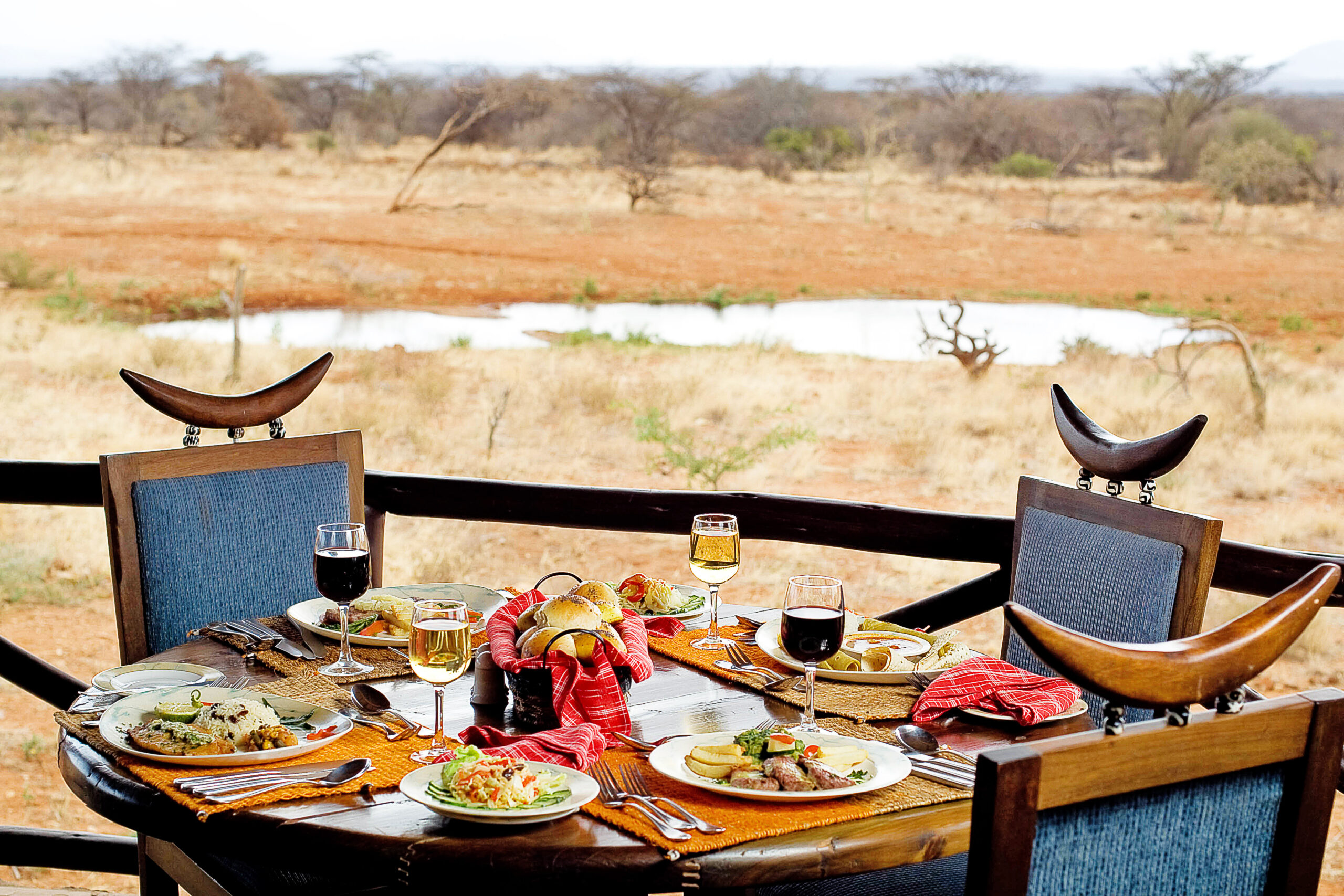 A memorable dining setting at the lodge